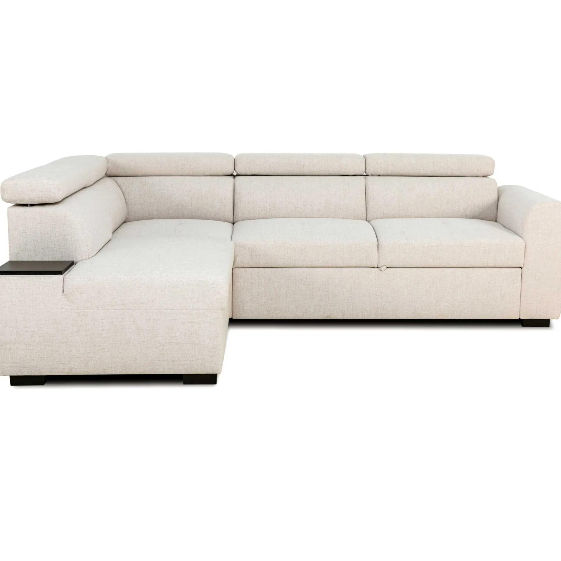 PGS Ecksofa Kelio links - verstellbare Kopfstütze - r Stoff