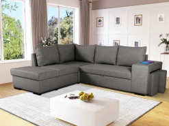 PGS Ecksofa Mitchell links - mit Stauraum -