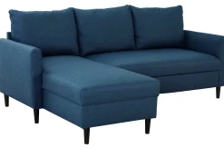 PGS Ecksofa Tweety links - 192x137x82cm - marineer Stoff
