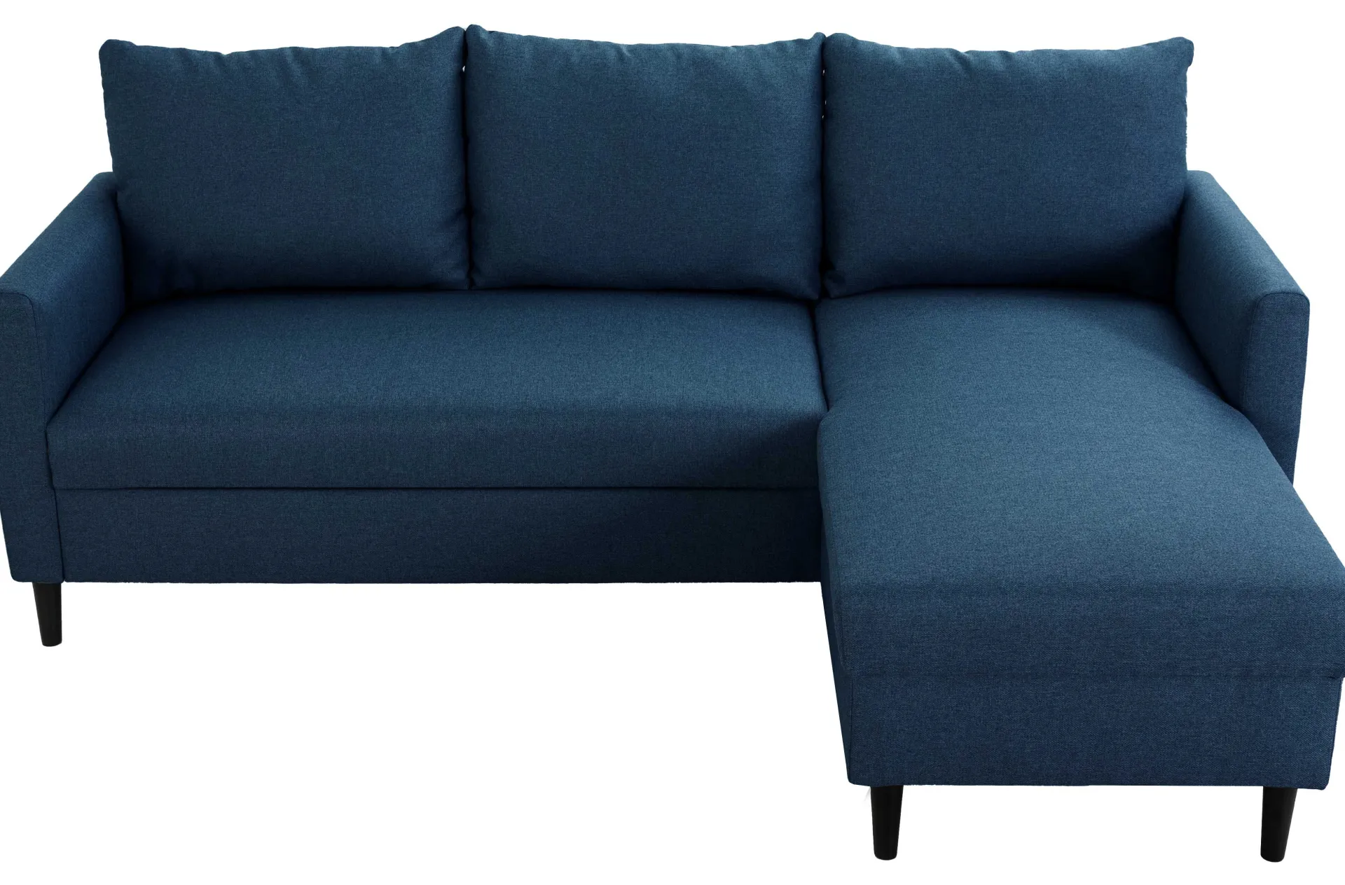 PGS Ecksofa Tweety rechts - 192x137x82cm - Stoff navy