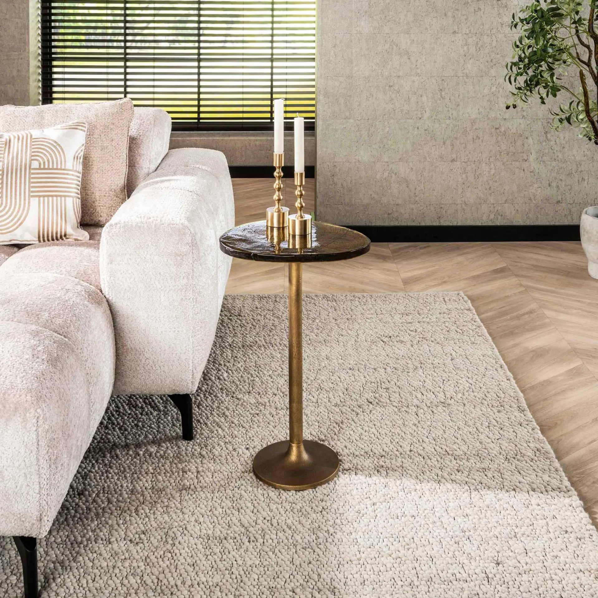 Emob Eclipse L Beistelltisch Antique Finish