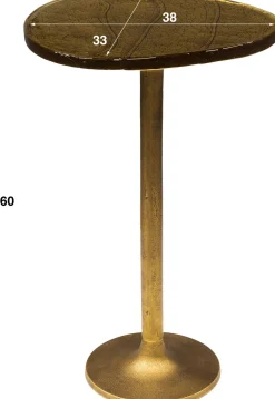 Emob Eclipse L Beistelltisch Antique Finish