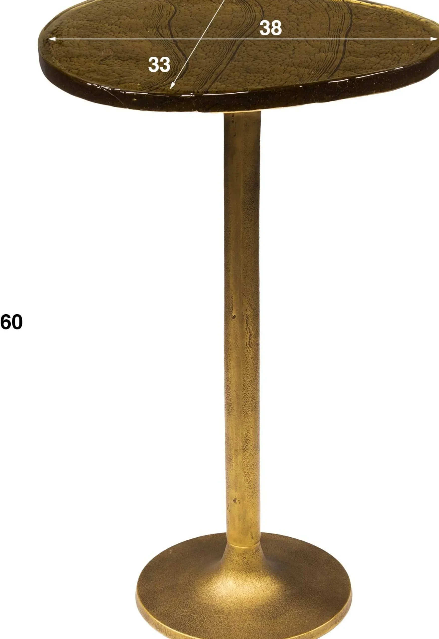 Emob Eclipse L Beistelltisch Antique Finish