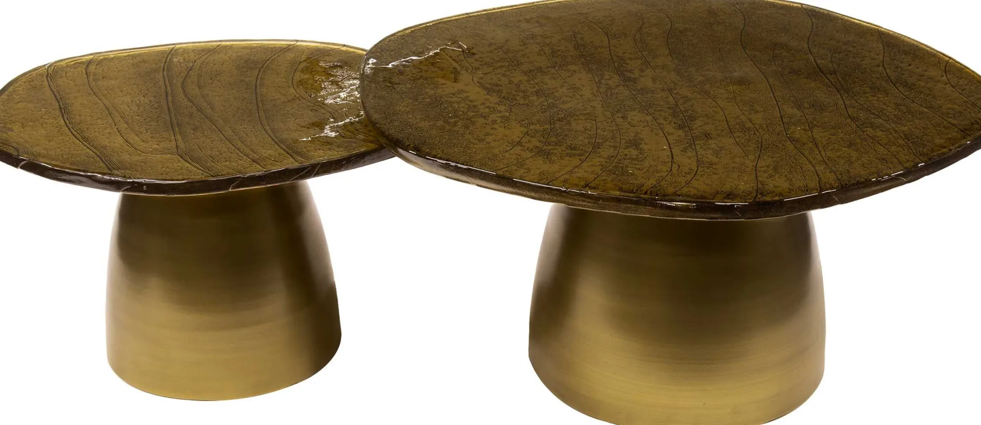 Emob Eclipse Set/2 Couchtische Antique