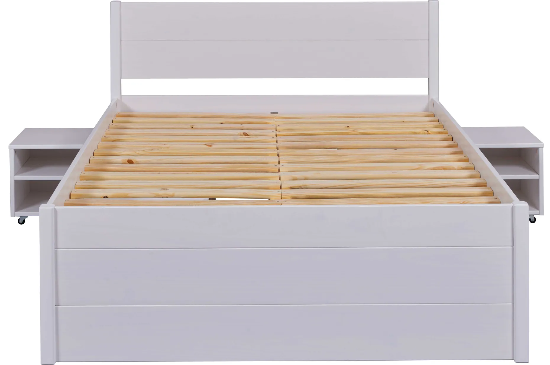 Efetivo Doppelbett 160x200cm mit Stauraum - weiß