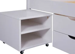 Efetivo Doppelbett 140x200cm mit Stauraum - weiß