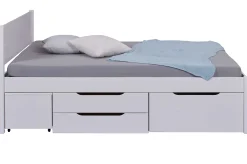 Efetivo Doppelbett 140x200cm mit Stauraum - weiß