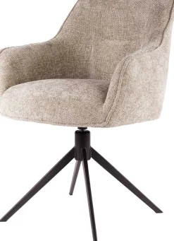 Emob Eimerstuhl Giacomo - 61x62x83cm - drehbar - sand