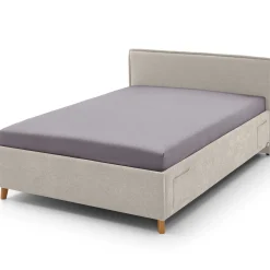 Einzelbett Ollie | 120 x 200 cm | Design Beige