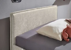 Einzelbett Ollie | 120 x 200 cm | Design Beige