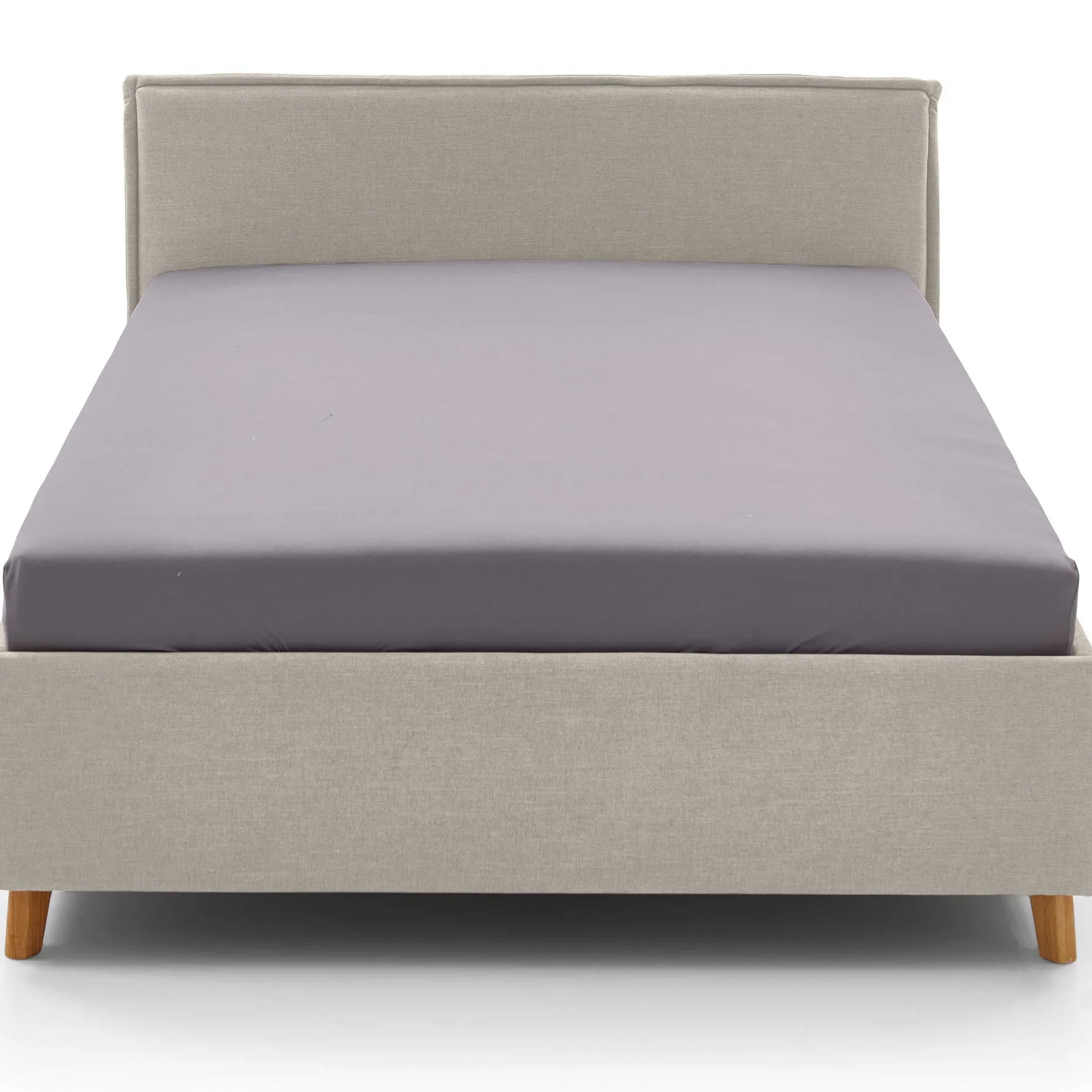 Einzelbett Ollie | 120 x 200 cm | Design Beige