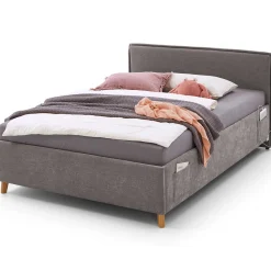 Einzelbett Ollie | 120 x 200 cm | Design Grau