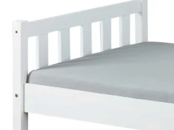 Einzelbett Vilmar massivholz - weiß