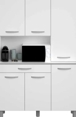 Eko Buffetschrank mit 6 Türen und 1 Schublade - weiß
