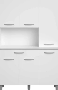 Eko Buffetschrank mit 6 Türen und 1 Schublade - weiß