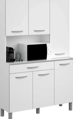 Eko Buffetschrank mit 6 Türen und 1 Schublade - weiß