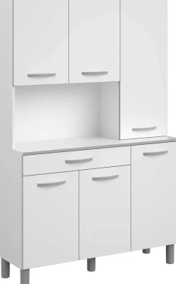 Eko Buffetschrank mit 6 Türen und 1 Schublade - weiß