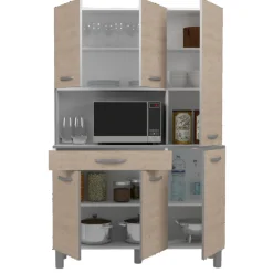 Eko Buffetschrank mit 6 Türen und 1 Schublade - Eichendekor