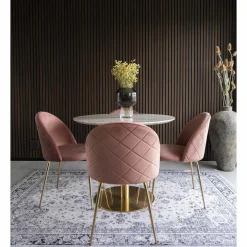House Nordic Eleganter Bozener Esstisch - und Marmor | Ø90x75cm