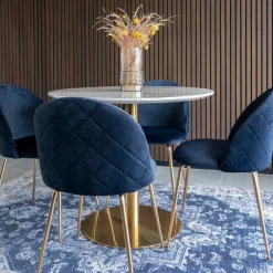 House Nordic Eleganter Bozener Esstisch - und Marmor | Ø90x75cm