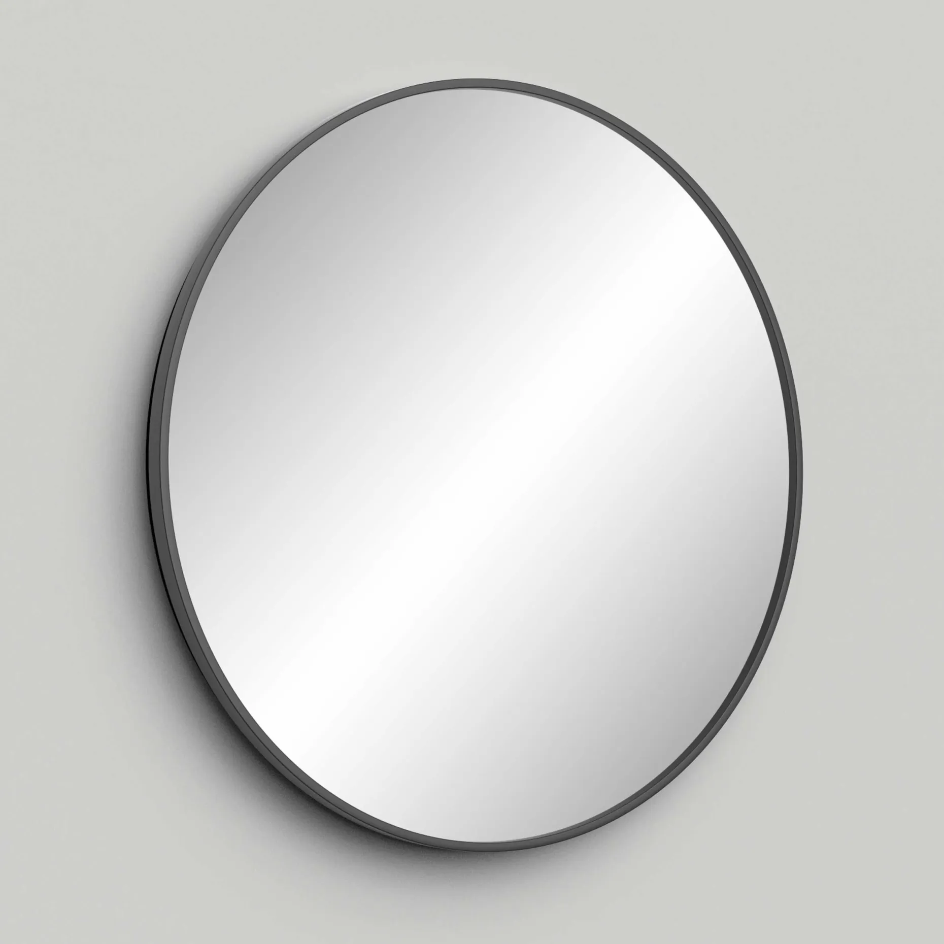 Elisa Spiegel - Ø60x3,50 cm - mit Beleuchtung - Aluminium