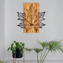 Emob Enzo Dekoratives Wandaccessoire aus Holz | Holzrahmen | 56 x 58 cm