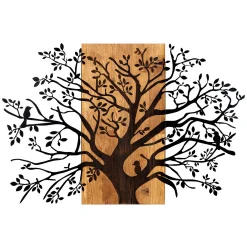 Emob Enzo Dekoratives Wandaccessoire aus Holz | Holzrahmen | 85 x 58 cm
