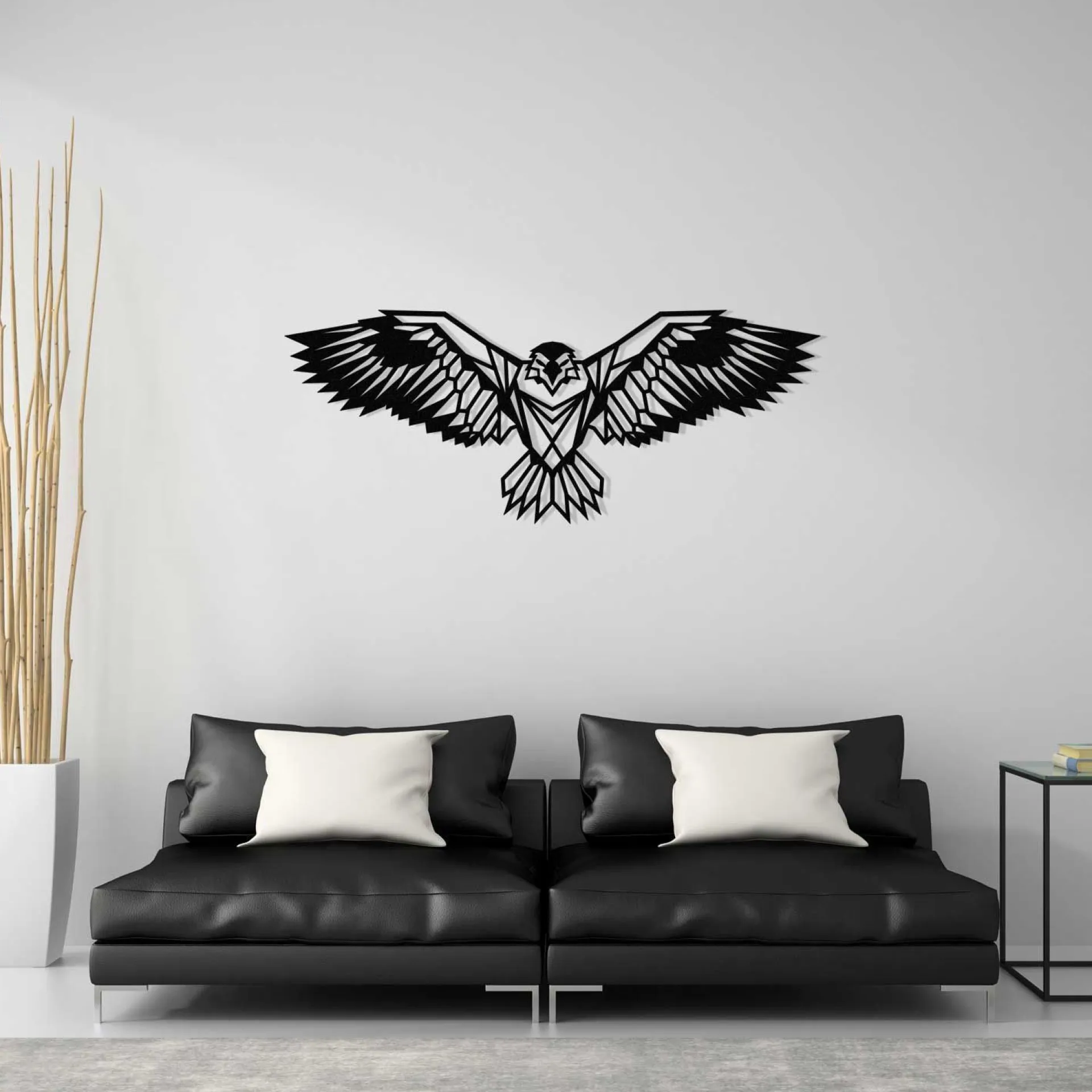 Emob Enzo Dekoratives Wandaccessoire aus Metall | 100 % METALL | 100 x 44 cm