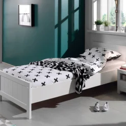 Kinder Vipack Erik Kinderzimmer mit Bett 90x200 cm und Nachttisch-