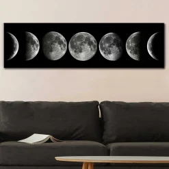 Emob Erin Dekoratives Leinwandbild | Holzrahmen | 50 x 120 cm