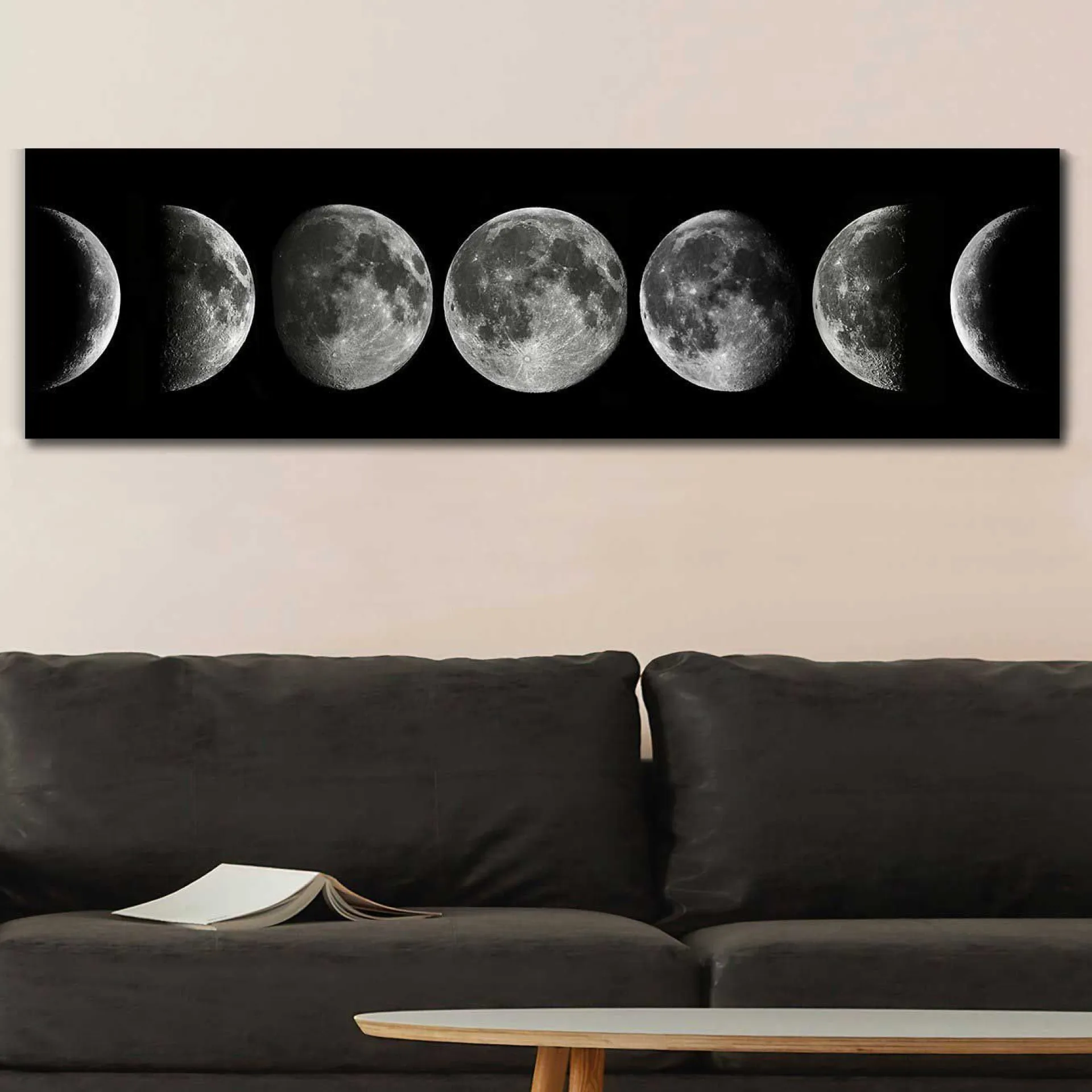 Emob Erin Dekoratives Leinwandbild | Holzrahmen | 50 x 120 cm