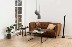Emob 2er-Set Beistelltische Idris - Marmor/