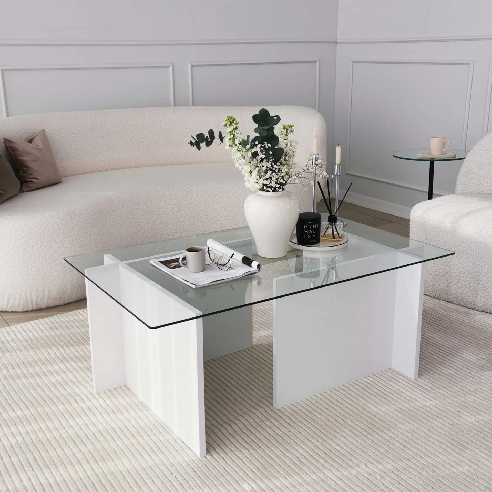 Emob Escape Couchtisch | GEHÄRTETES GLAS |
