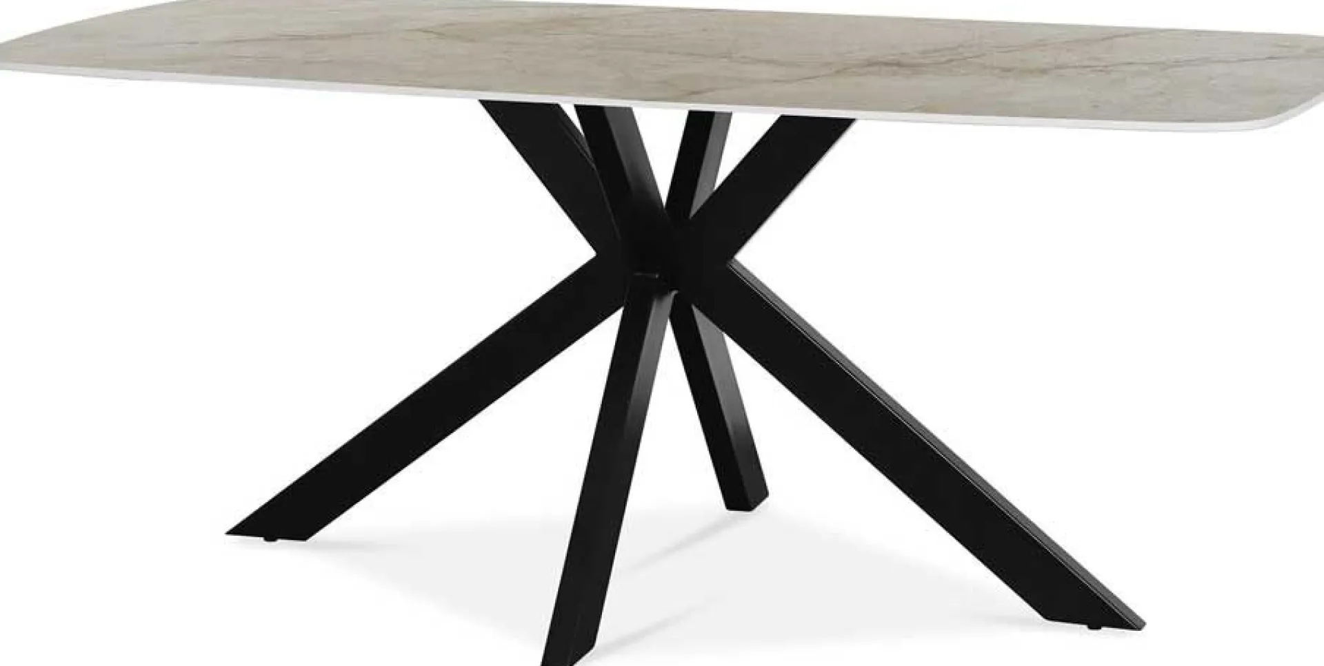 Rousseau Esstisch Apollo | 180 x 90 x 76 cm | Shakespeare Grau Design