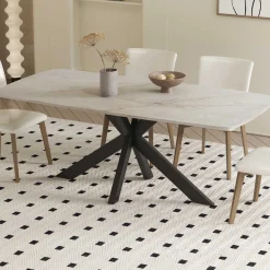 Rousseau Esstisch Apollo | 180 x 90 x 76 cm | Shakespeare Grau Design