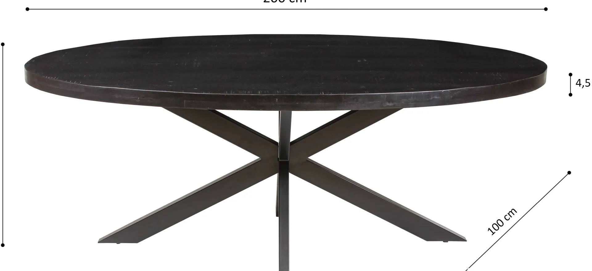 Rousseau Esstisch Axana 200 x 100 cm-