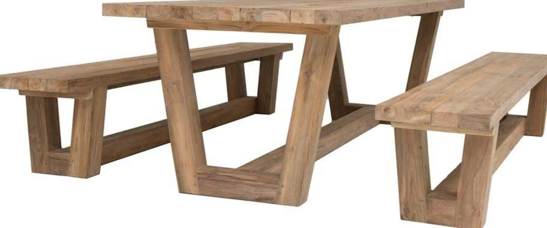 Gescova Esstisch Dubbo - Teakholz 250x100cm -