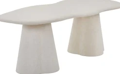 Rousseau Esstisch Faro - 220x100x76cm - Zementfarbe -