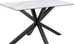 Emob Esstisch Hennie - 135x80x75,5cm - Keramikplatte - er Marmor