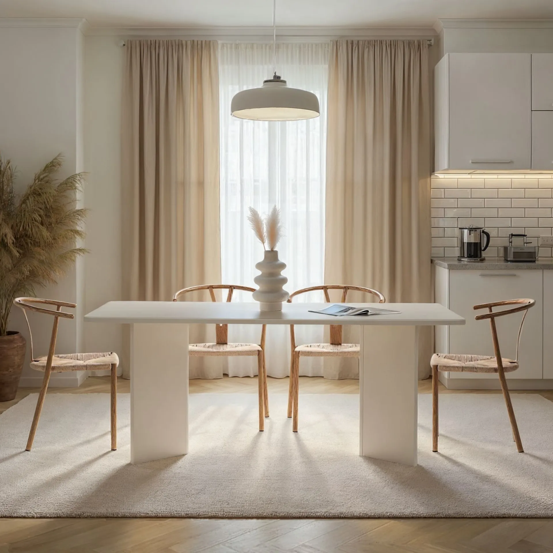 Emob Esstisch Linza - 100% MELAMINE - Holz - 75 x 90 x 180 cm