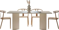 Emob Esstisch Linza - 100% MELAMINE - Holz - 75 x 90 x 180 cm