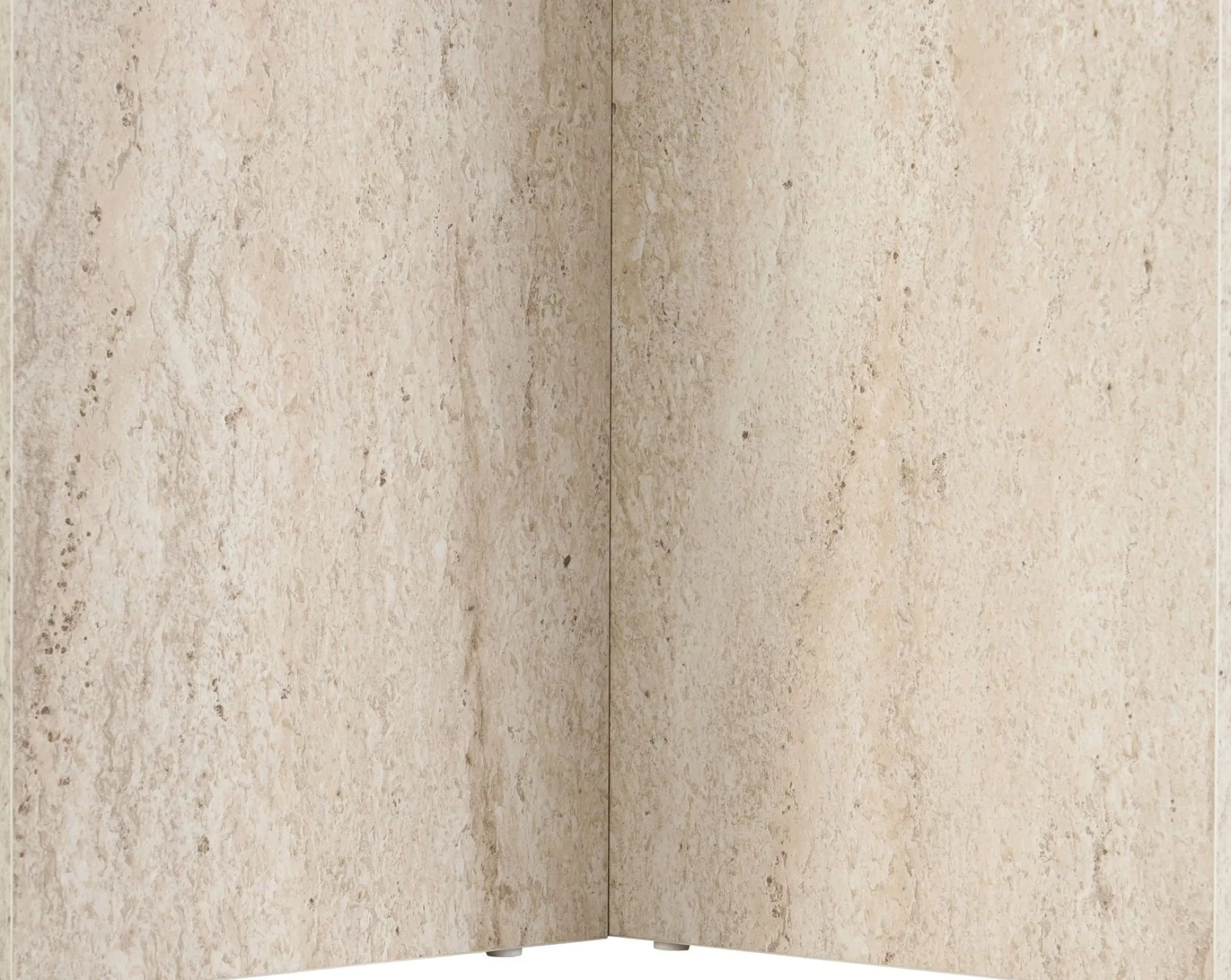 Emob Esstisch Linza - 100% MELAMINE - Travertin - 75 x 90 x 180 cm