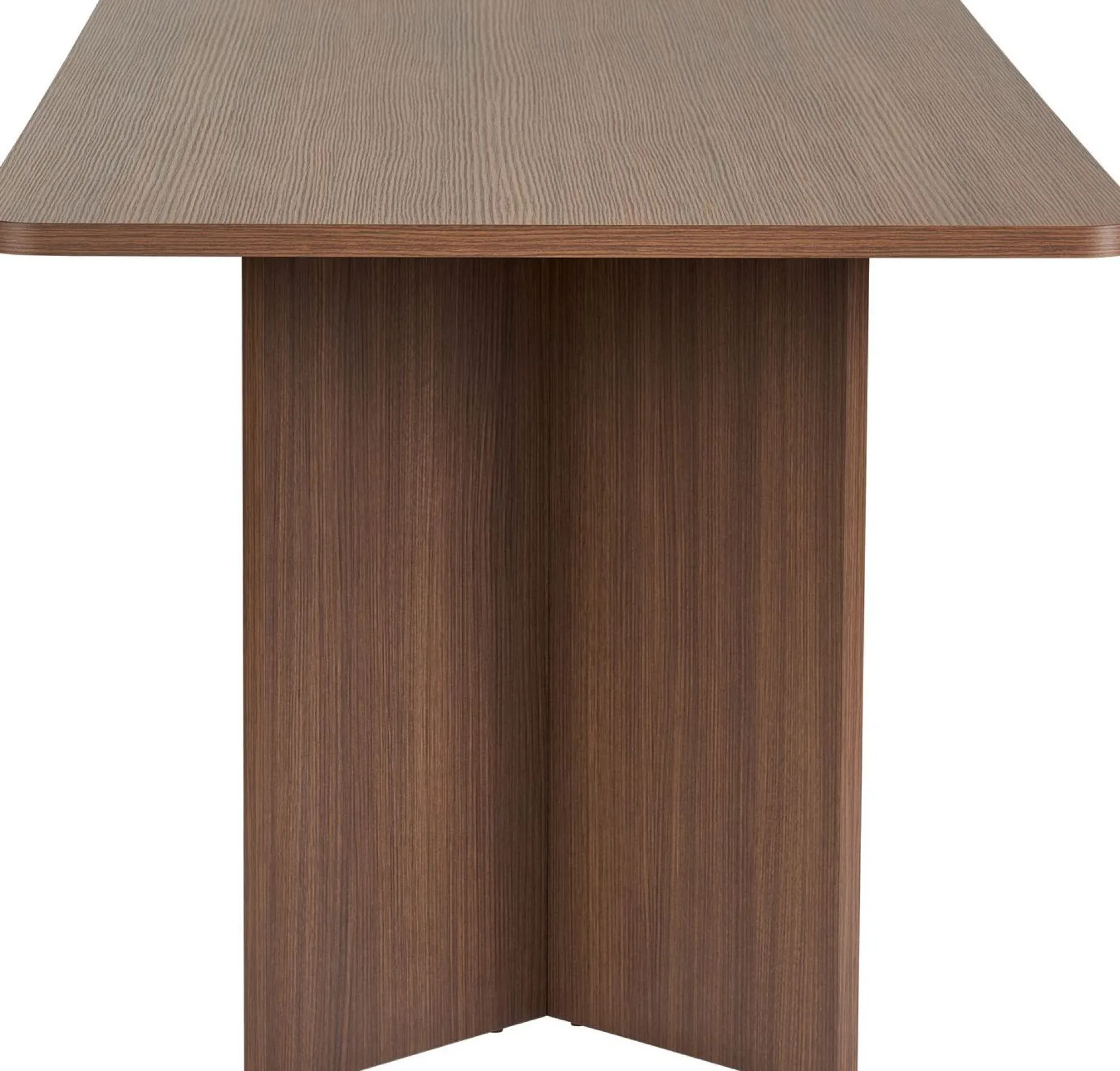 Emob Esstisch Linza - 100% MELAMINE - Walnuss - 75 x 90 x 180 cm