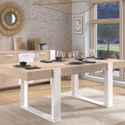 Parisot Esstisch London | 224 x 93 x 78 cm | Eiche/weiß