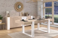 Parisot Esstisch London | 224 x 93 x 78 cm | Eiche/weiß