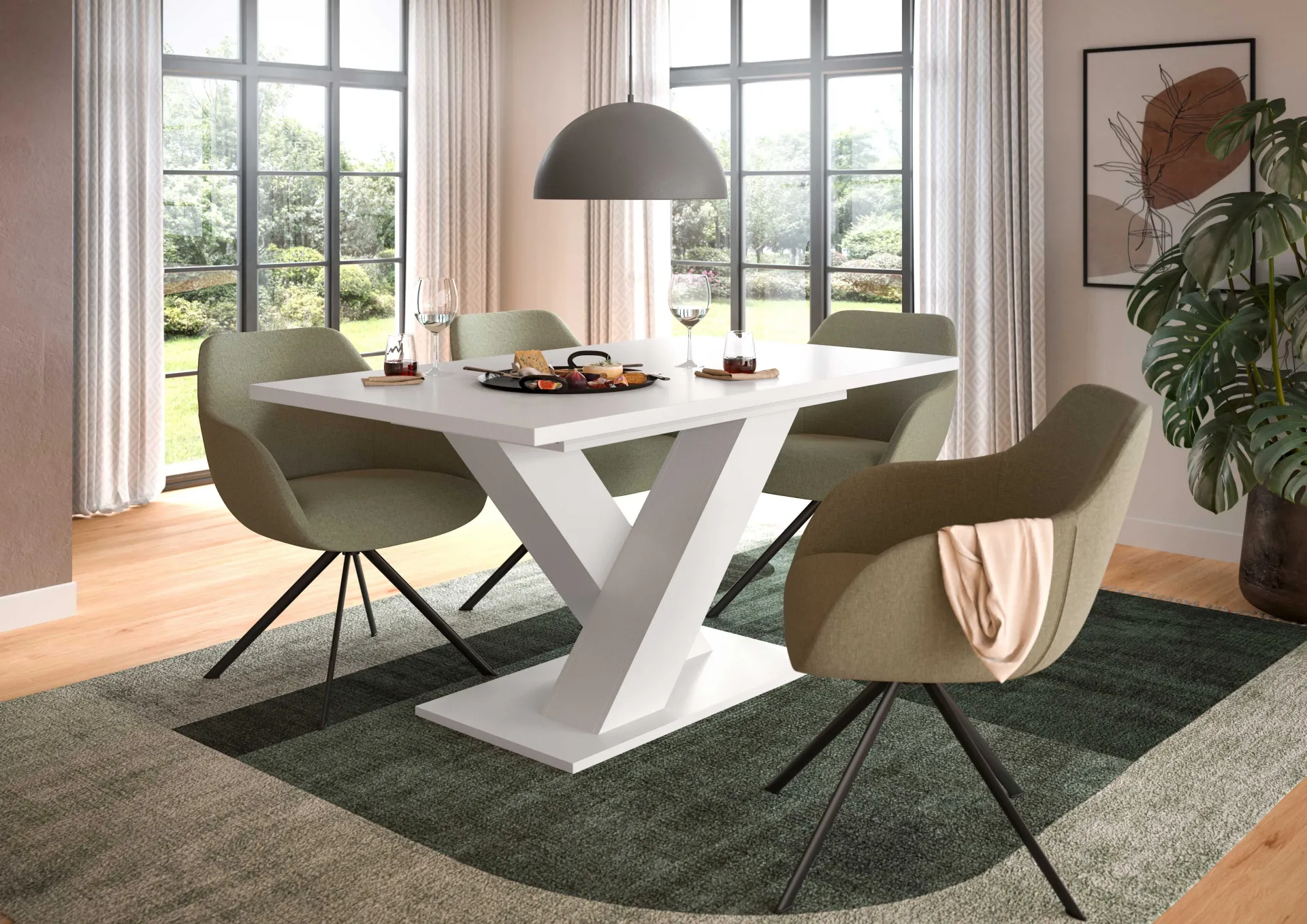 Xonox Esstisch Motion Emob - Ausziehbar 150-190x76x90 cm -