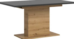 Xonox Esstisch Motion Emob – ausziehbar, Artisan und Grau – 150-190x76x90 cm