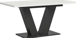 Xonox Esstisch Motion Emob - Ausziehbar 150-190x76x90 cm - Weiß/Grau