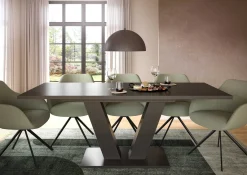 Xonox Esstisch Motion Emob - FSC-Spaanplatte - 150-190x76x90 cm