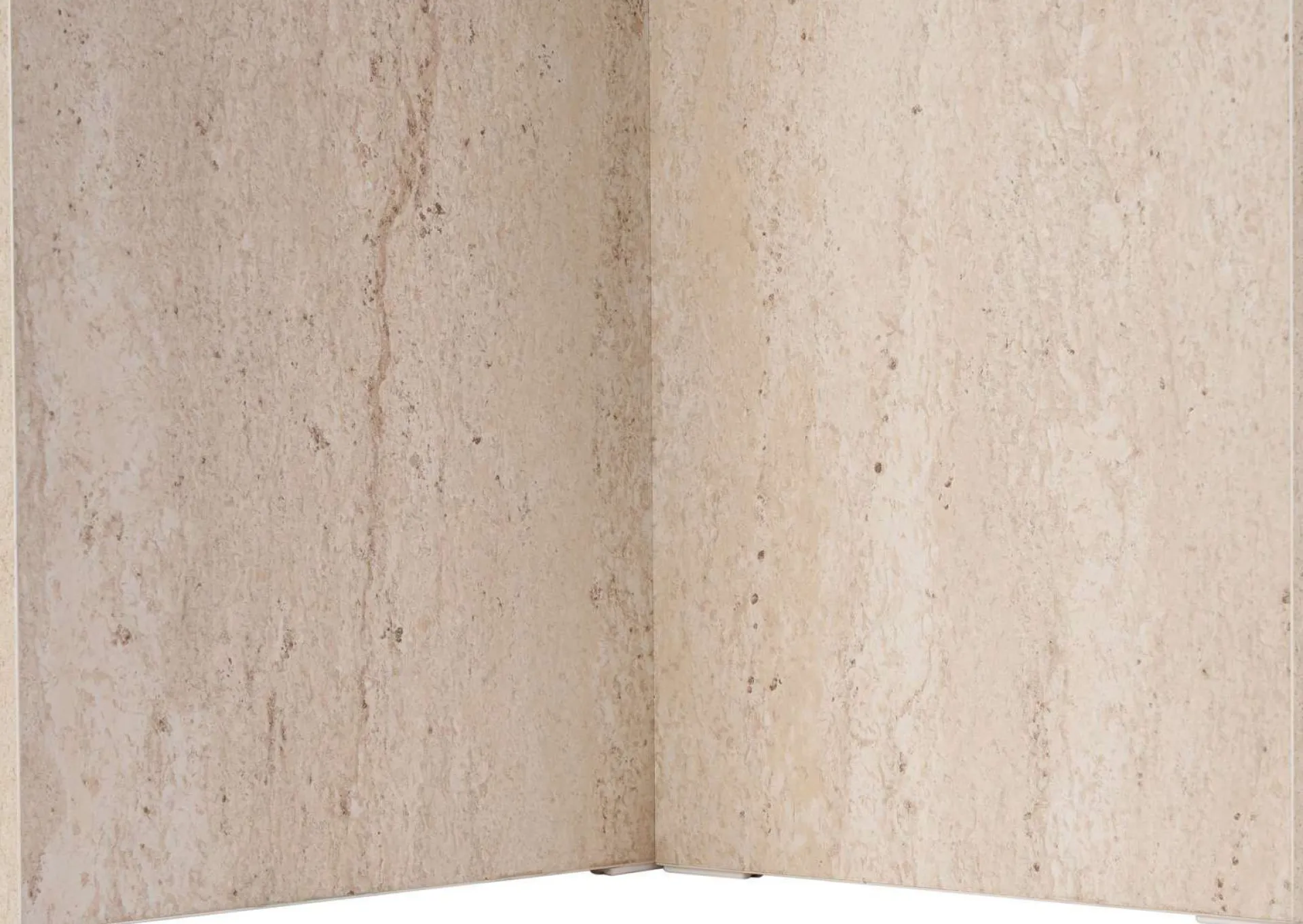 Emob Esstisch Sabella - 100% MELAMINE - Travertin - 75 x 90 x 200 cm